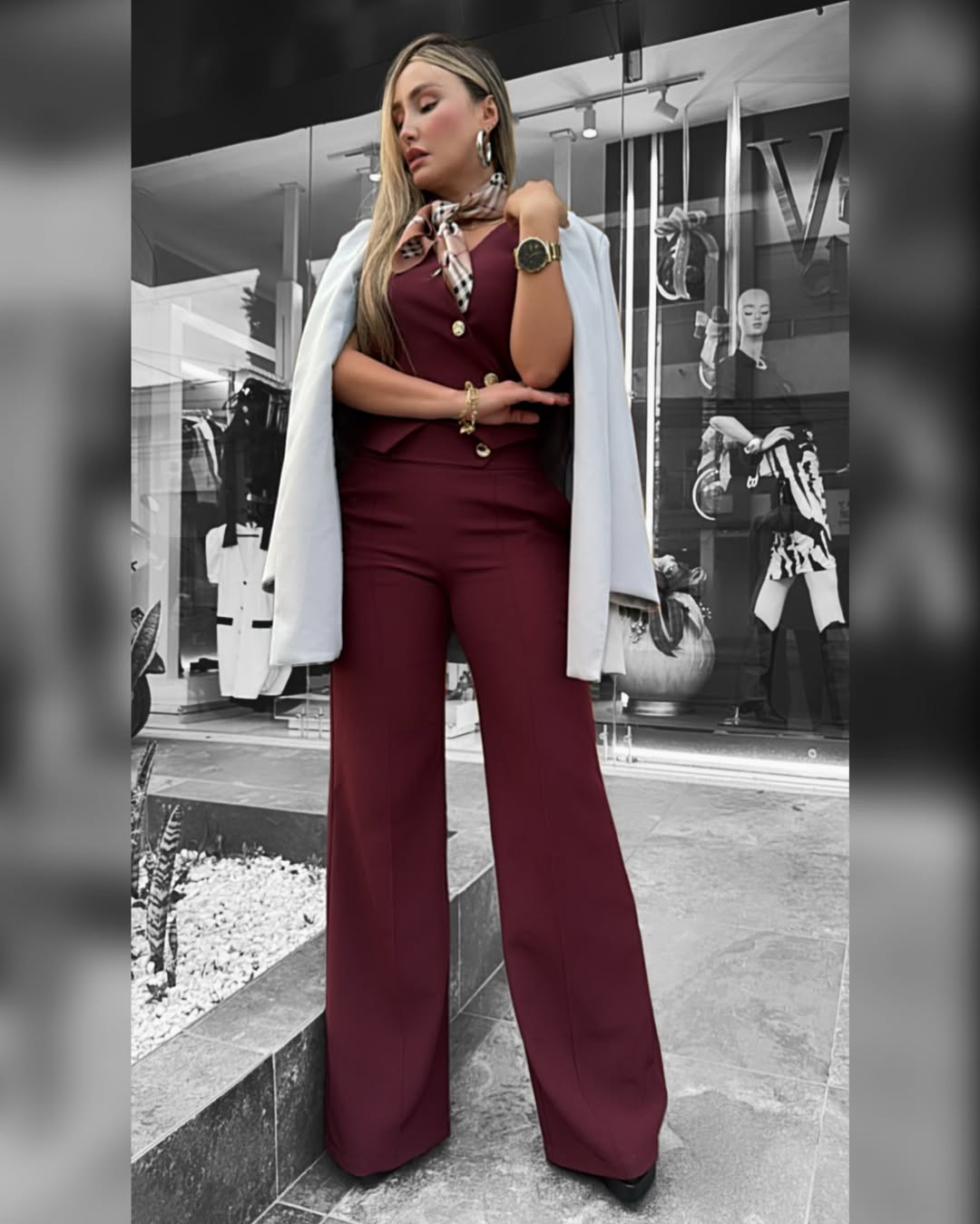 Pantalón de bota ancha (estilo palazzo)